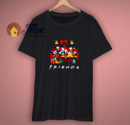 Donald Daisy Duck Goofy Pluto Dog Christmas T-Shirt