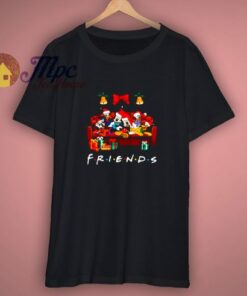 Donald Daisy Duck Goofy Pluto Dog Christmas T-Shirt