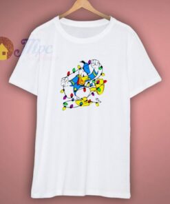 Donald Duck Christmas Light T Shirt