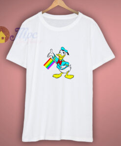 Donald Duck Pride Flag Shirt Donald Duck Pride Flag Shirt