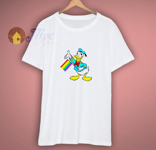 Donald Duck Pride Flag Shirt