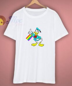 Donald Duck Pride Flag Shirt