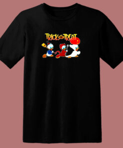 Donald Duck Trick Or Treat 80s T Shirt Donald Duck Trick Or Treat 80s T Shirt