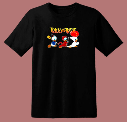 Donald Duck Trick Or Treat 80s T Shirt