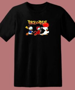 Donald Duck Trick Or Treat 80s T Shirt