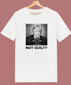 Donald J Trump Not Guilty T Shirt Style