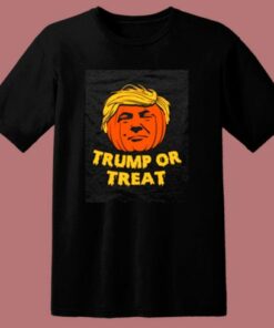 Donald Trump Or Treat Halloween 80s T Shirt