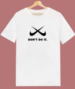 Don’t Do It Fake Anti Logo 80s T Shirt