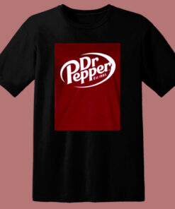 Dr Papper Slogan Logo 1885 80s T Shirt Dr Papper Slogan Logo 1885 80s T Shirt