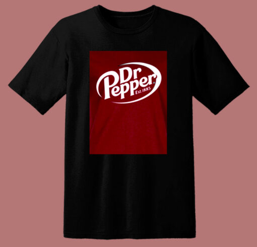 Dr Papper Slogan Logo 1885 80s T Shirt