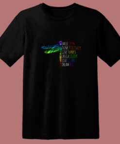 Dragonfly Quote 80s T Shirt Dragonfly Quote 80s T Shirt