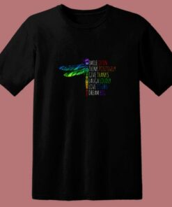 Dragonfly Quote 80s T Shirt