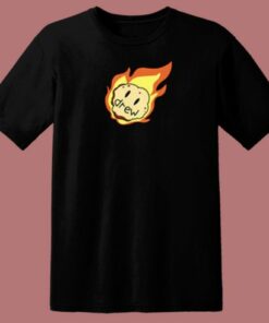 Drew House Flame Ball 80s T Shirt Style