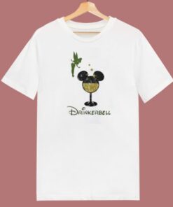 Drinkerbell Tinkerbell Disney Wine 80s T Shirt