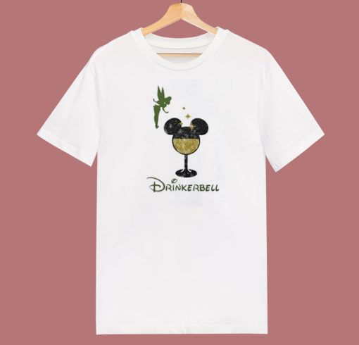 Drinkerbell Tinkerbell Disney Wine 80s T Shirt
