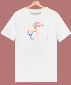 Drunk Flamingo Christmas 80s T Shirt Drunk Flamingo Christmas 80s T Shirt