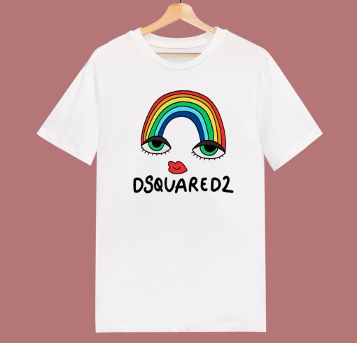 Dsquared2 Rainbow Herca T Shirt Style