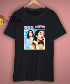 Dua Lipa 90s Vintage Black T Shirt Dua Lipa 90s Vintage Black T Shirt