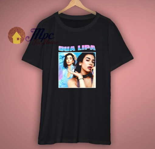 Dua Lipa 90s Vintage Black T Shirt