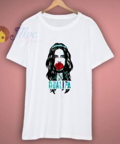 Dua Lipa Red Rose T Shirt
