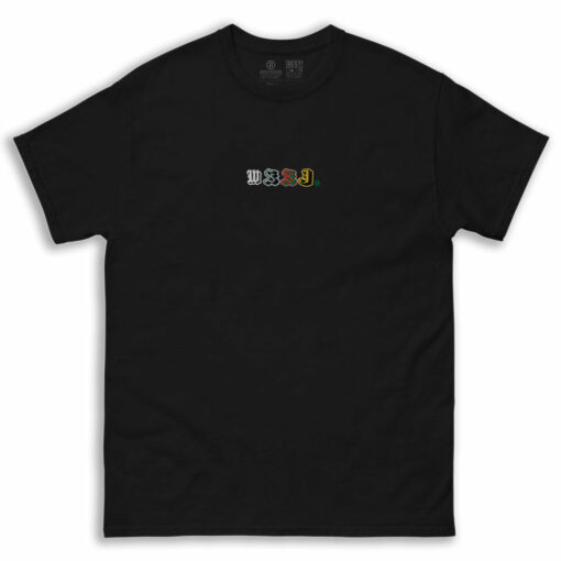 EMBROIDERED WSSJ COLORS Men’s heavyweight tee