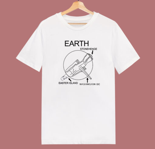 Earth Stonehenge Graphic T Shirt Style