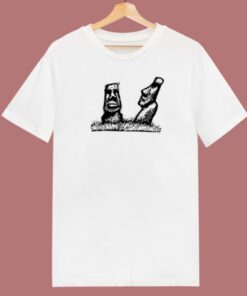 Easter Island Statues 80s T Shirt