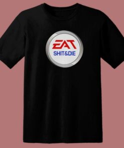 Eat Shit And Die Jigsaw T Shirt Style
