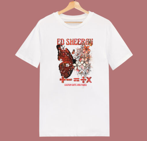 Ed Sheeran Mathematics Tour T Shirt Style