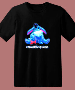 Eeyore Face Mask Quarantined 80s T Shirt Eeyore Face Mask Quarantined 80s T Shirt