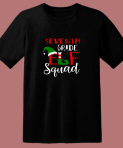 Elf Squad Seventh Grade Christmas 80s T Shirt Elf Squad Seventh Grade Christmas 80s T Shirt