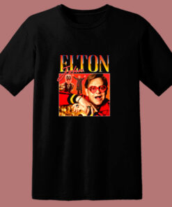 Elton John Homage 80s T Shirt Elton John Homage 80s T Shirt