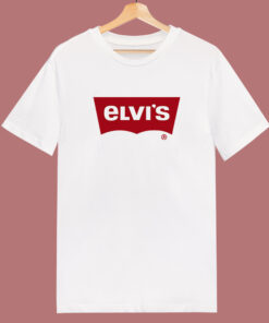 Elvis Levis Logo Parody T Shirt Style Elvis Levis Logo Parody T Shirt Style