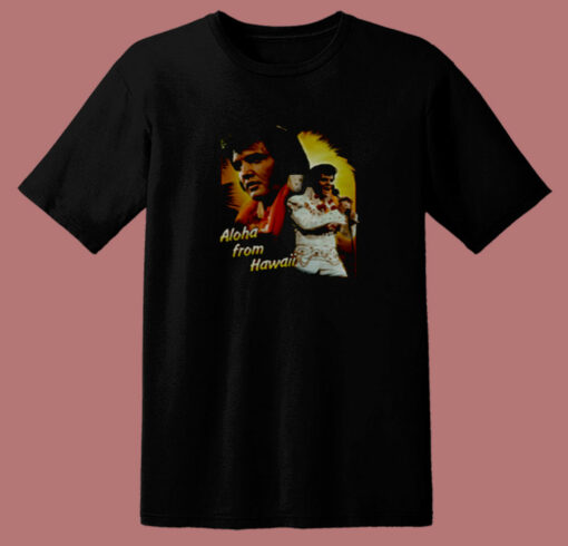 Elvis Presley Aloha From Hawaii Licensed 80s T Shirt