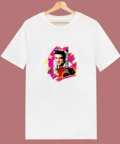 Elvis Presley The King Vintage With Guitar 80s T Shirt