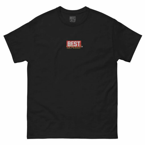Embroidered BEST DAD Signature Men’s classic tee