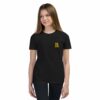 Embroidered Warrior Letterman B Youth Short Sleeve T-Shirt
