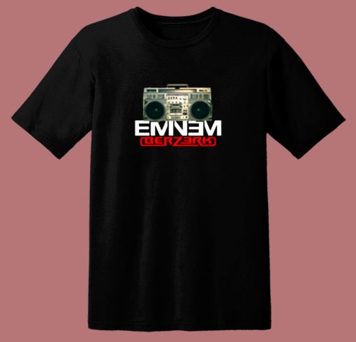 Eminem Boombox Berzerk Album 80s T Shirt