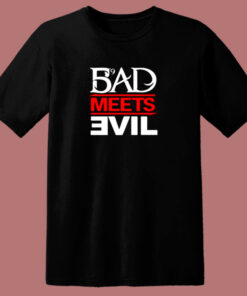 Eminem Rapper Bad Meets Evil Album 80s T Shirt Eminem Rapper Bad Meets Evil Album 80s T Shirt