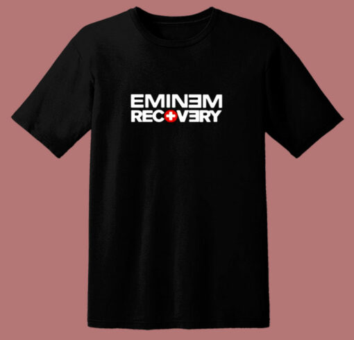 Eminem Recovery Rap Hip Hop Album 80s T Shirt