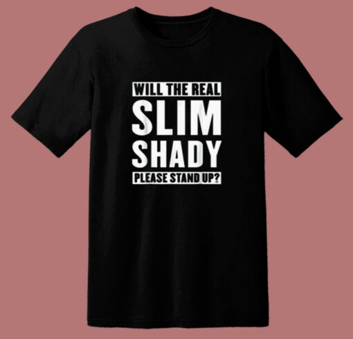 Eminem The Slim Shady Please Stand Up 80s T Shirt