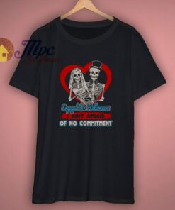 Engaged on Halloween  T- Shirt