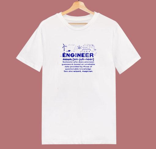 Engineer Noun 80s T Shirt