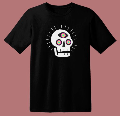 Enlightened Skull Halloween T Shirt Style