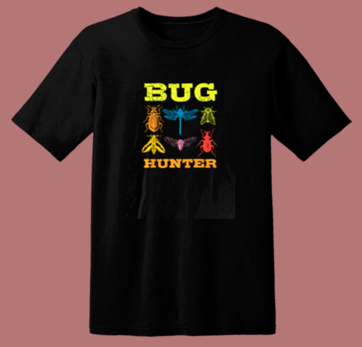 Entomology Bug Hunter 80s T Shirt