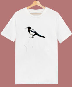 Eurasian Magpie Bird 80s T Shirt