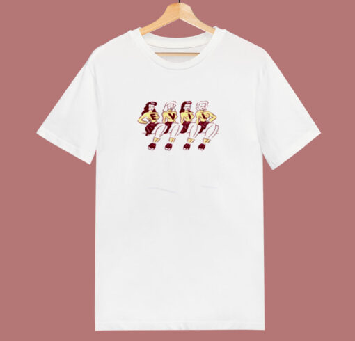 Evil Hot Sexy Girls Cheerleader Cheer Squad Retro Pop Art 80s T Shirt