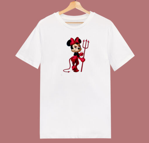 Evil Minnie Mouse 80s T Shirt