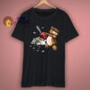 Evil Teddy Bear Cartoon Funny T Shirt