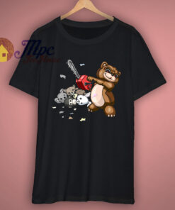 Evil Teddy Bear Cartoon Funny T Shirt Evil Teddy Bear Cartoon Funny T Shirt